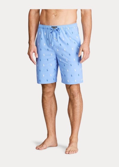 Men's Polo Ralph Lauren Signature Pony Sleep Shorts | 692834RKF